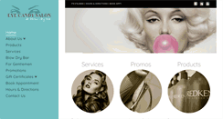 Desktop Screenshot of myeyecandysalon.com